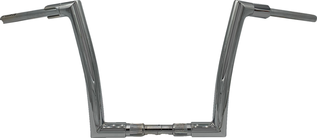 FAT BAGGERS INC. 1-1/2" EZ Install Flat Top Handlebar - 12" - Chrome 618012 — image 1