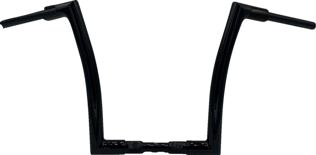FAT BAGGERS INC. 1-1/2" EZ Install Flat Top Handlebar - 14" - Black 618014-B — image 1