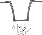 FAT BAGGERS INC. 1-1/2" EZ Install Flat Top Handlebar Kit - 16" - Chrome 619616 — image 1