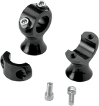 BILTWELL 1-3/4" Slimline Handlebar Risers - Black 6401-201-175 — image 1