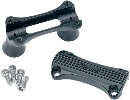 BILTWELL 2" Thunder Handlebar Risers - Black 6402-201-02 — image 2