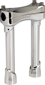 BILTWELL Murdock Handlebar Risers - 8" - Chrome 6403-105-08 — image 2