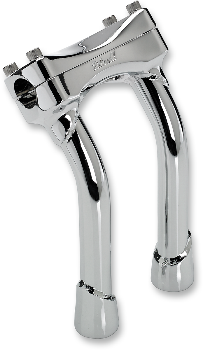 BILTWELL Murdock Handlebar Risers - Pullback - 8" - Chrome 6404-105-08 — image 1