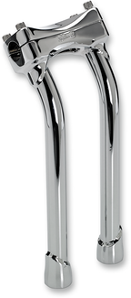 BILTWELL Murdock Handlebar Risers - Pullback - 12" - Chrome 6404-105-12 — image 1