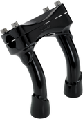 BILTWELL Murdock Handlebar Risers - Pullback - 6" - Black 6404-201-06 — image 1