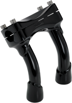 BILTWELL Murdock Handlebar Risers - Pullback - 6" - Black 6404-201-06 — image 1