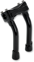 BILTWELL Murdock Handlebar Risers - Pullback - 8" - Black 6404-201-08 — image 1