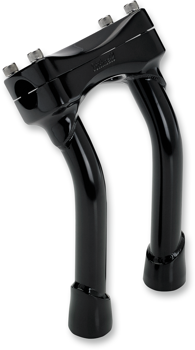 BILTWELL Murdock Handlebar Risers - Pullback - 8" - Black 6404-201-08 — image 1