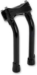 BILTWELL Murdock Handlebar Risers - Pullback - 10" - Black 6404-201-10 — image 1