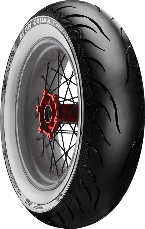 AVON Tire - Cobra Chrome AV92 - Rear - 140/90B16 - Wide Whitewall - 77H 640588 — image 1