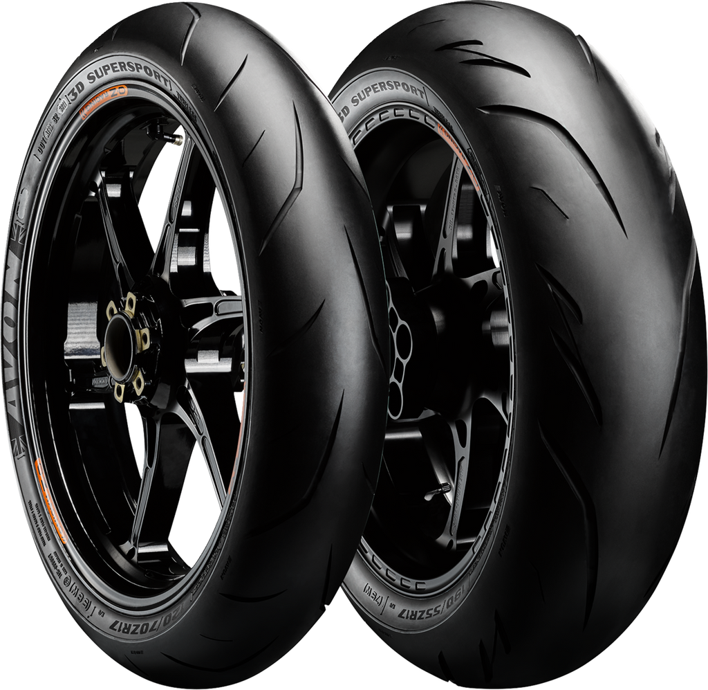 AVON Tire - 3D Supersport - Rear - 180/60ZR17 - (75W) 640630 — image 1