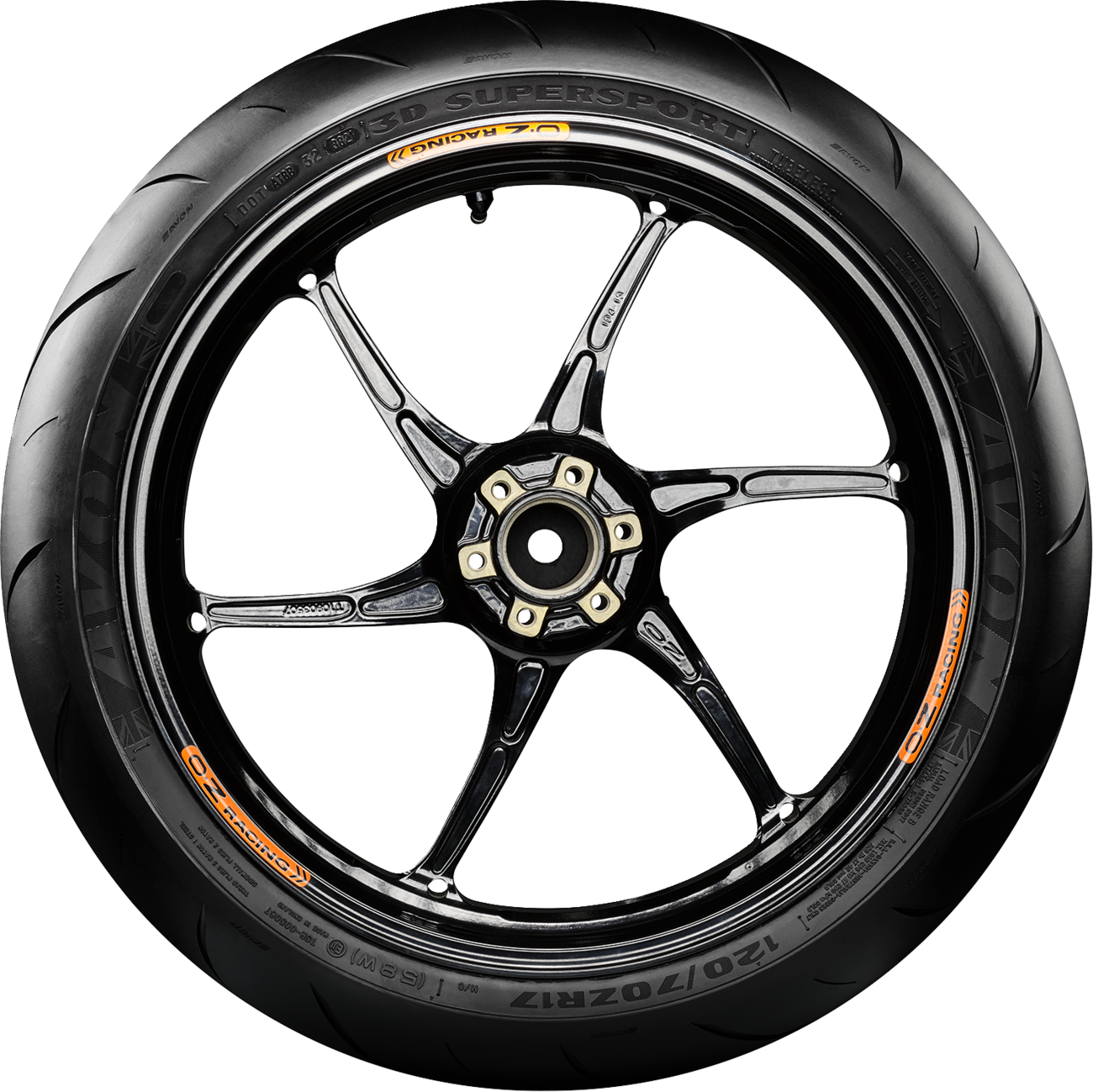 AVON Tire - 3D Supersport - Rear - 180/60ZR17 - (75W) 640630 — image 2