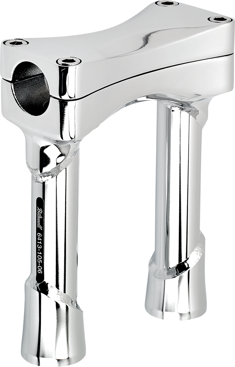 BILTWELL Murdock O/S Risers - 6" - Chrome 6413-105-06 — image 3