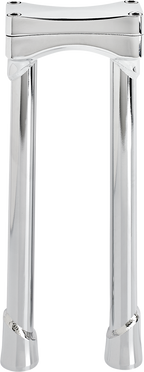 BILTWELL Murdock O/S Risers - 12" - Chrome 6413-105-12 — image 1