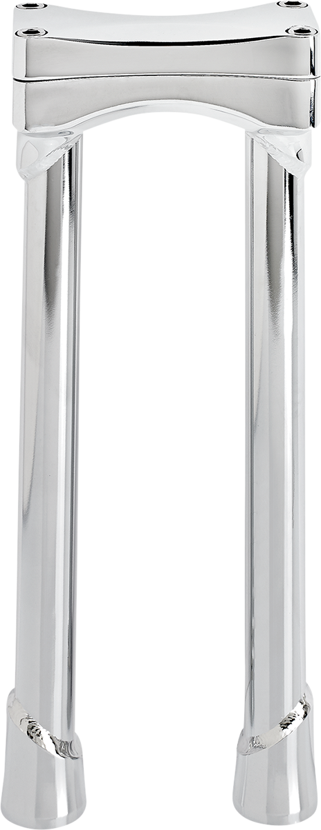 BILTWELL Murdock O/S Risers - 12" - Chrome 6413-105-12 — image 1