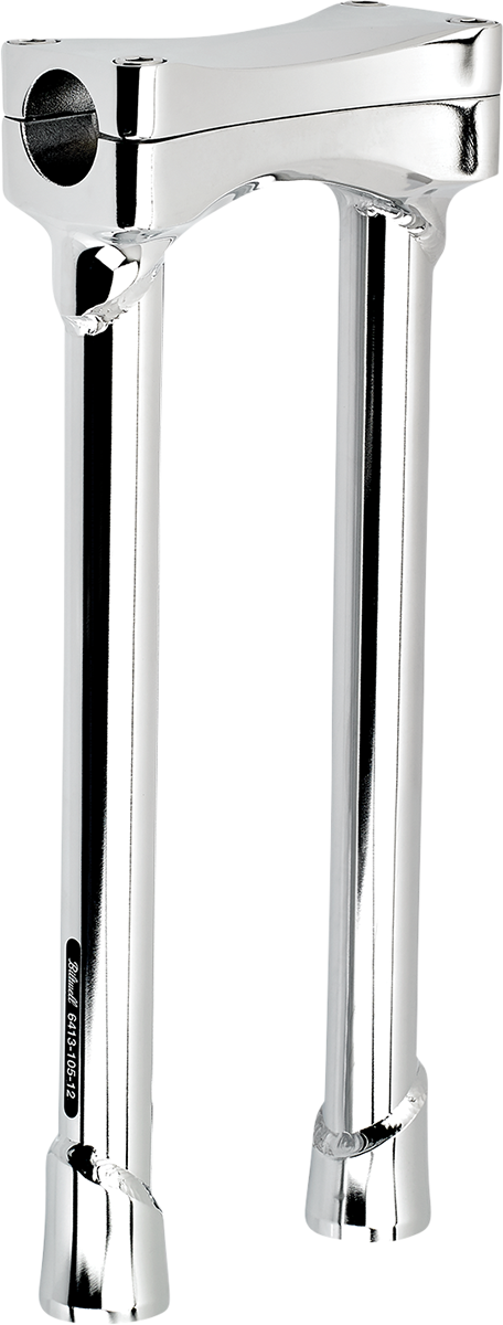 BILTWELL Murdock O/S Risers - 12" - Chrome 6413-105-12 — image 3