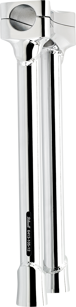 BILTWELL Murdock O/S Risers - 12" - Chrome 6413-105-12 — image 5