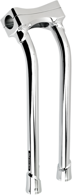 BILTWELL Murdock O/S Risers - Pullback - 14" - Chrome 6414-105-14 — image 1