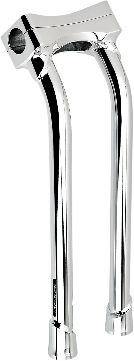 BILTWELL Murdock O/S Risers - Pullback - 14" - Chrome 6414-105-14 — image 1