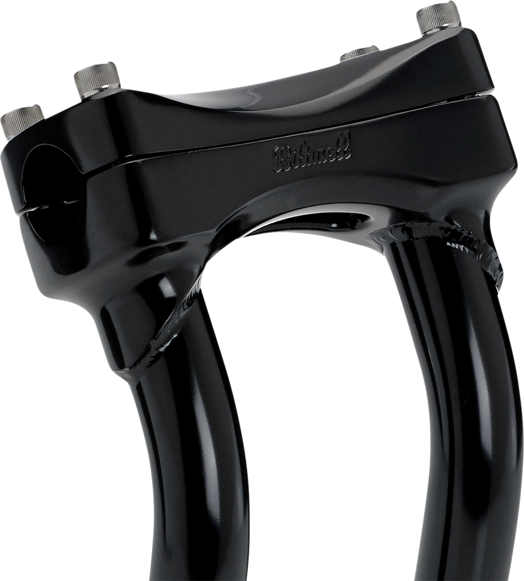 BILTWELL Murdock O/S Risers - Pullback - 10" - Black 6414-201-10 — image 3