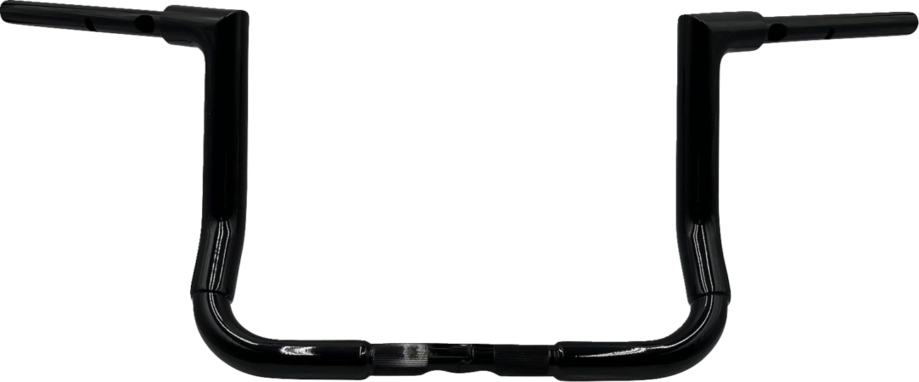 FAT BAGGERS INC. 1-1/2" EZ Install Flat Top Handlebar - 12" - Black 645012-B — image 1