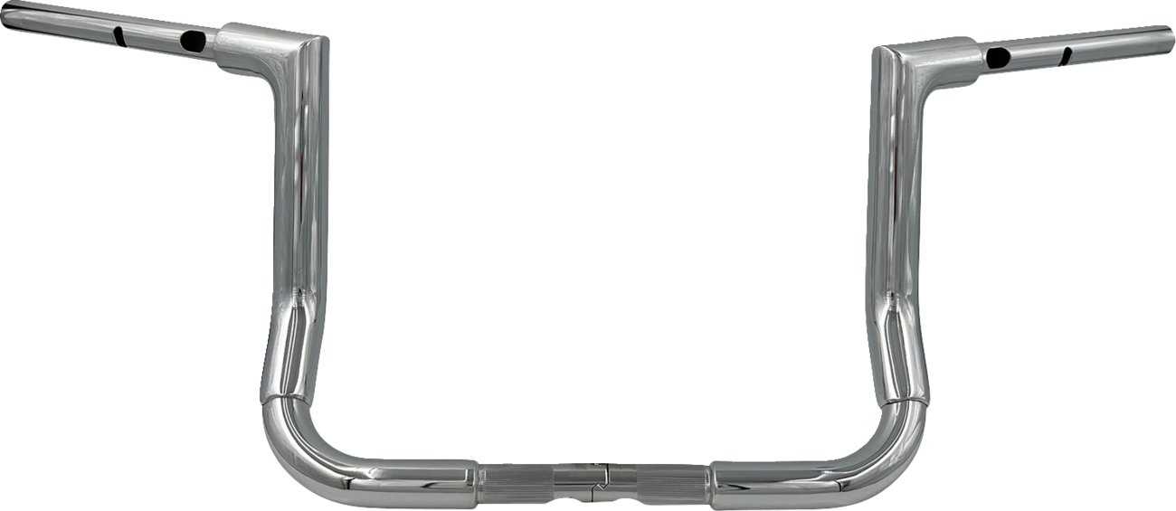 FAT BAGGERS INC. 1-1/2" EZ Install Flat Top Handlebar - 12" - Chrome 645012 — image 1