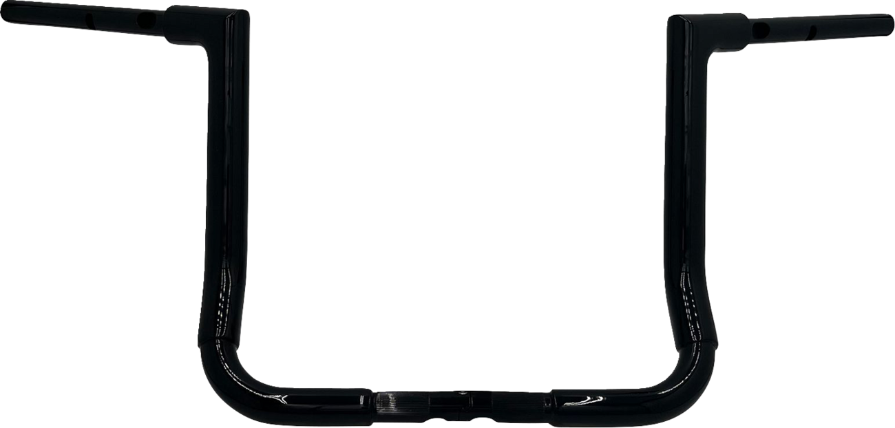 FAT BAGGERS INC. 1-1/2" EZ Install Flat Top Handlebar - 14" - Black 645014-B — image 1