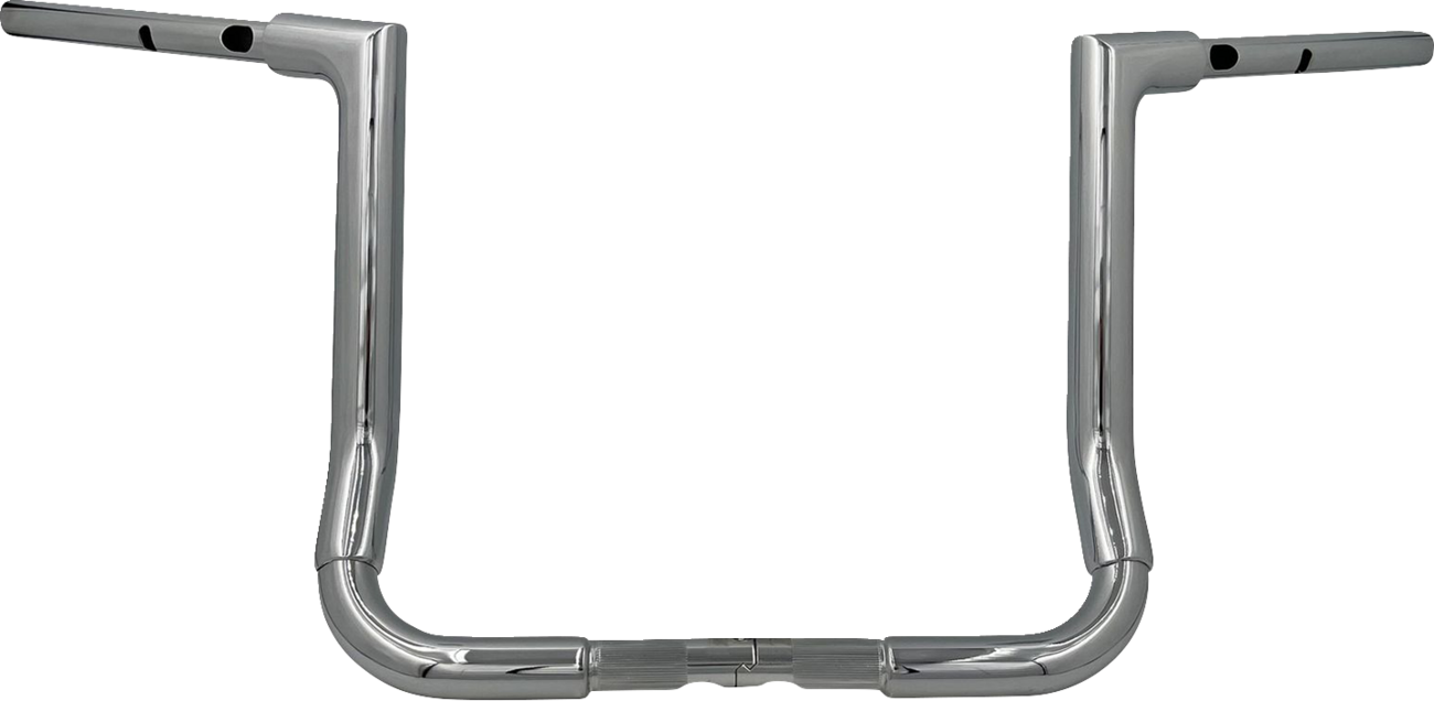 FAT BAGGERS INC. 1-1/2" EZ Install Flat Top Handlebar - 14" - Chrome 645014 — image 1