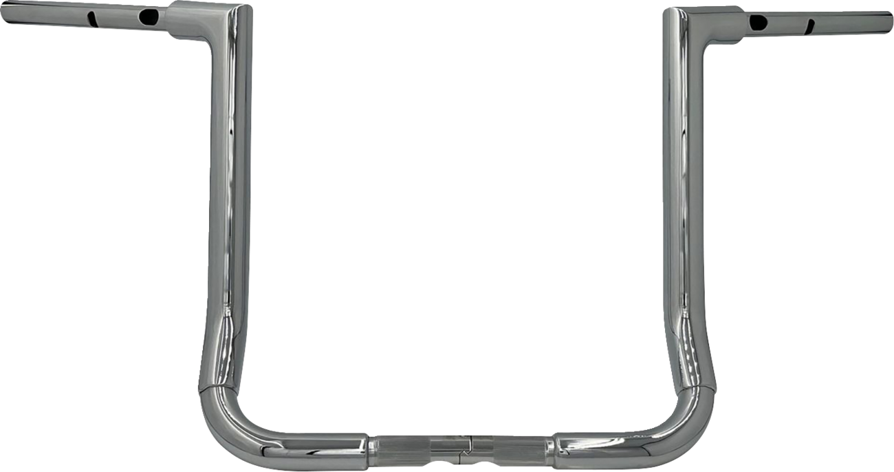 FAT BAGGERS INC. 1-1/2" EZ Install Flat Top Handlebar - 16" - Chrome 645016 — image 1