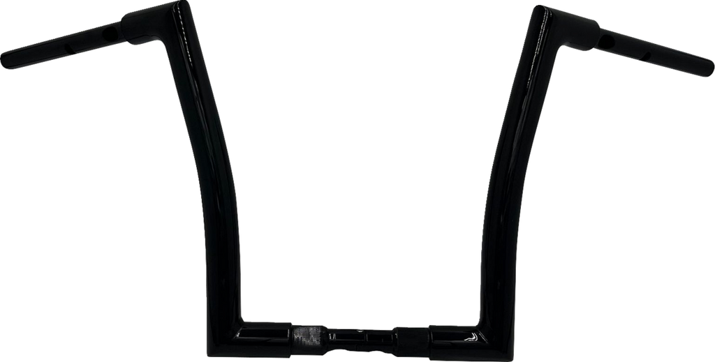 FAT BAGGERS INC. 1-1/2" EZ Install Flat Top Handlebar - 14" - Black 648014-B — image 1