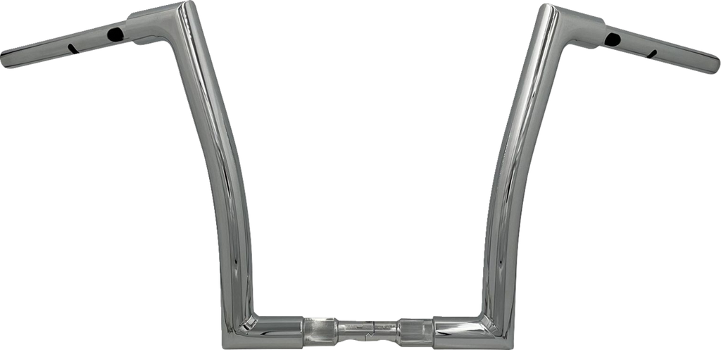FAT BAGGERS INC. 1-1/2" EZ Install Flat Top Handlebar - 14" - Chrome 648014 — image 1