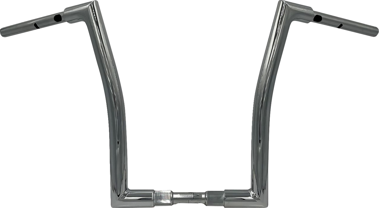 FAT BAGGERS INC. 1-1/2" EZ Install Flat Top Handlebar - 16" - Chrome 648016 — image 1