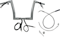 FAT BAGGERS INC. 1-1/2" EZ Install Flat Top Handlebar - 12" - Chrome 649912 — image 1