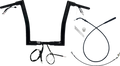 FAT BAGGERS INC. 1-1/2" EZ Install Flat Top Handlebar - 14" - Black 649914-B — image 1