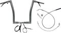 FAT BAGGERS INC. 1-1/2" EZ Install Flat Top Handlebar - 16" - Chrome 649916 — image 1