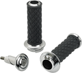 BILTWELL Alumicore Grips - Dual Cable - Chrome 6604-105-01 — image 1