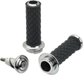BILTWELL Alumicore Grips - TBW - Chrome 6605-105-01 — image 1