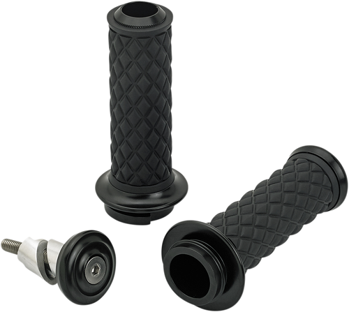 BILTWELL Alumicore Grips - TBW - Black 6605-201-01 — image 1