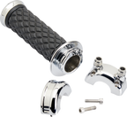 BILTWELL Alumicore Grips - Custom - Chrome 6606-105-01 — image 4