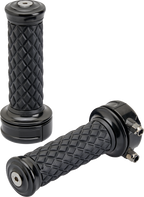 BILTWELL Alumicore Grips - Custom - Black 6606-201-01 — image 1