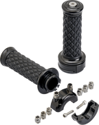 BILTWELL Alumicore Grips - Custom - Black 6606-201-01 — image 2