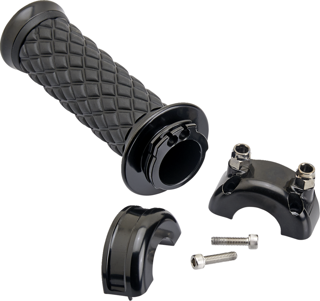 BILTWELL Alumicore Grips - Custom - Black 6606-201-01 — image 4