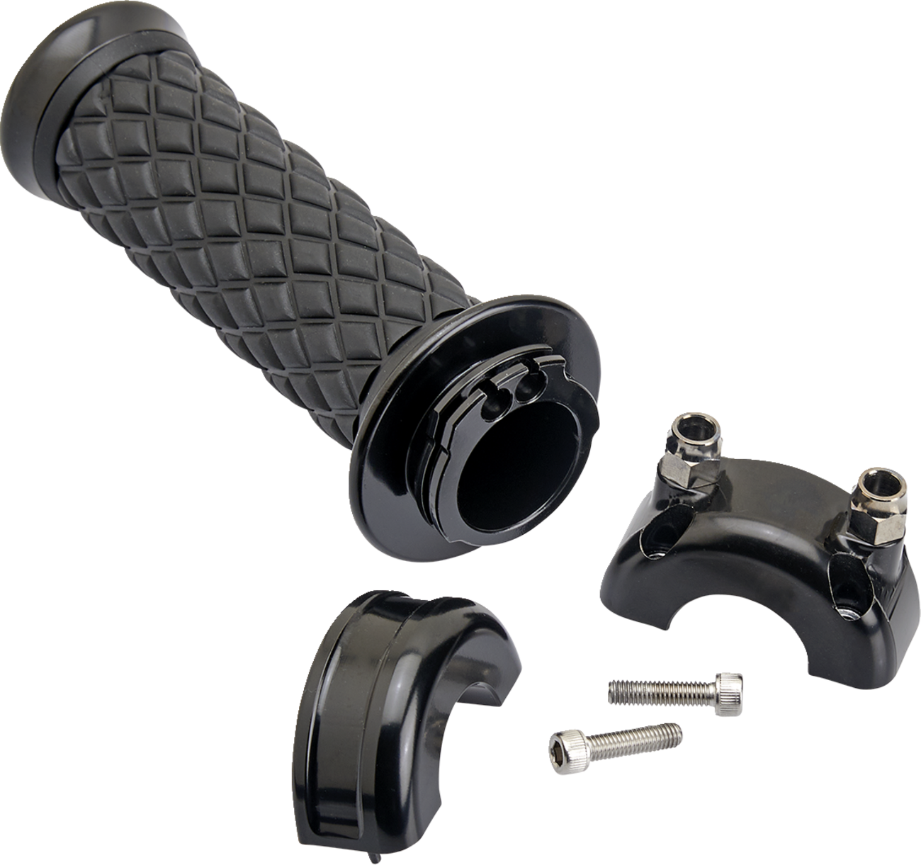 BILTWELL Alumicore Grips - Custom - Black 6606-201-01 — image 4