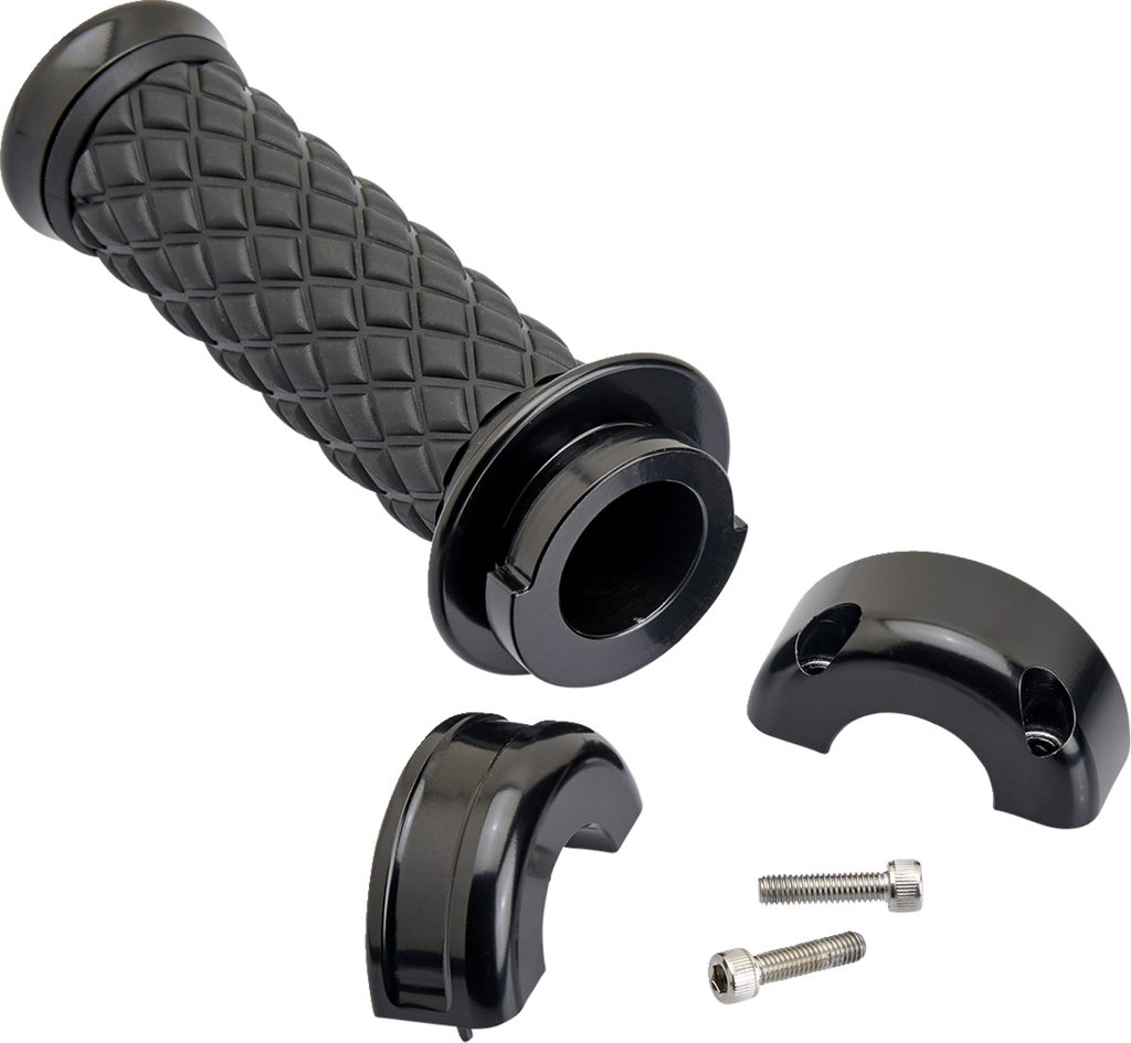 BILTWELL Alumicore Grips - Custom - Black 6606-201-01 — image 5