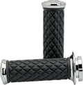 BILTWELL Alumicore Grips - TBW - Chrome 6608-105-01 — image 1