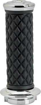 BILTWELL Alumicore Grips - TBW - Chrome 6608-105-01 — image 2