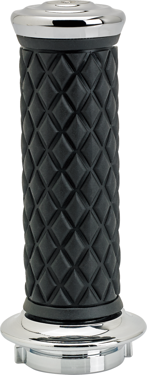 BILTWELL Alumicore Grips - TBW - Chrome 6608-105-01 — image 2