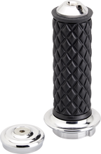 BILTWELL Alumicore Grips - TBW - Chrome 6608-105-01 — image 3