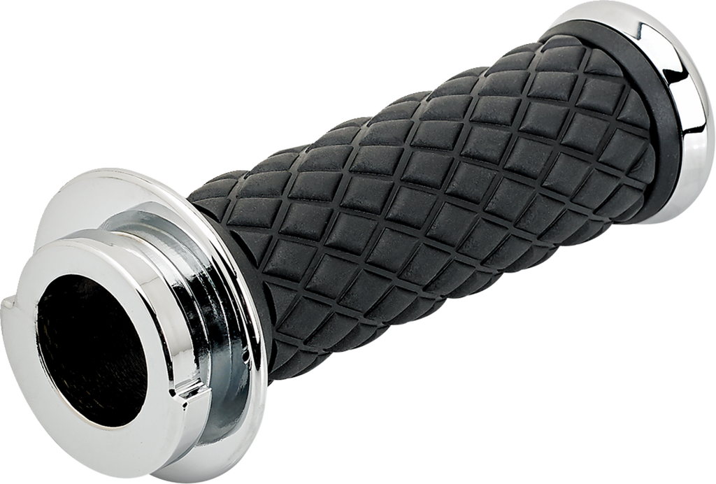 BILTWELL Alumicore Grips - TBW - Chrome 6608-105-01 — image 4