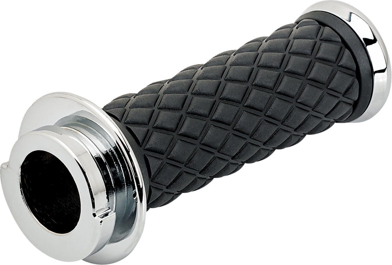 BILTWELL Alumicore Grips - TBW - Chrome 6608-105-01 — image 4